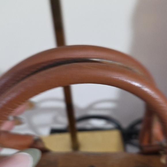 MCM Tan Leather Mini Bag with Chain Strap - Picture 11 of 13